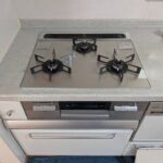 ビルトインガスコンロ施工後